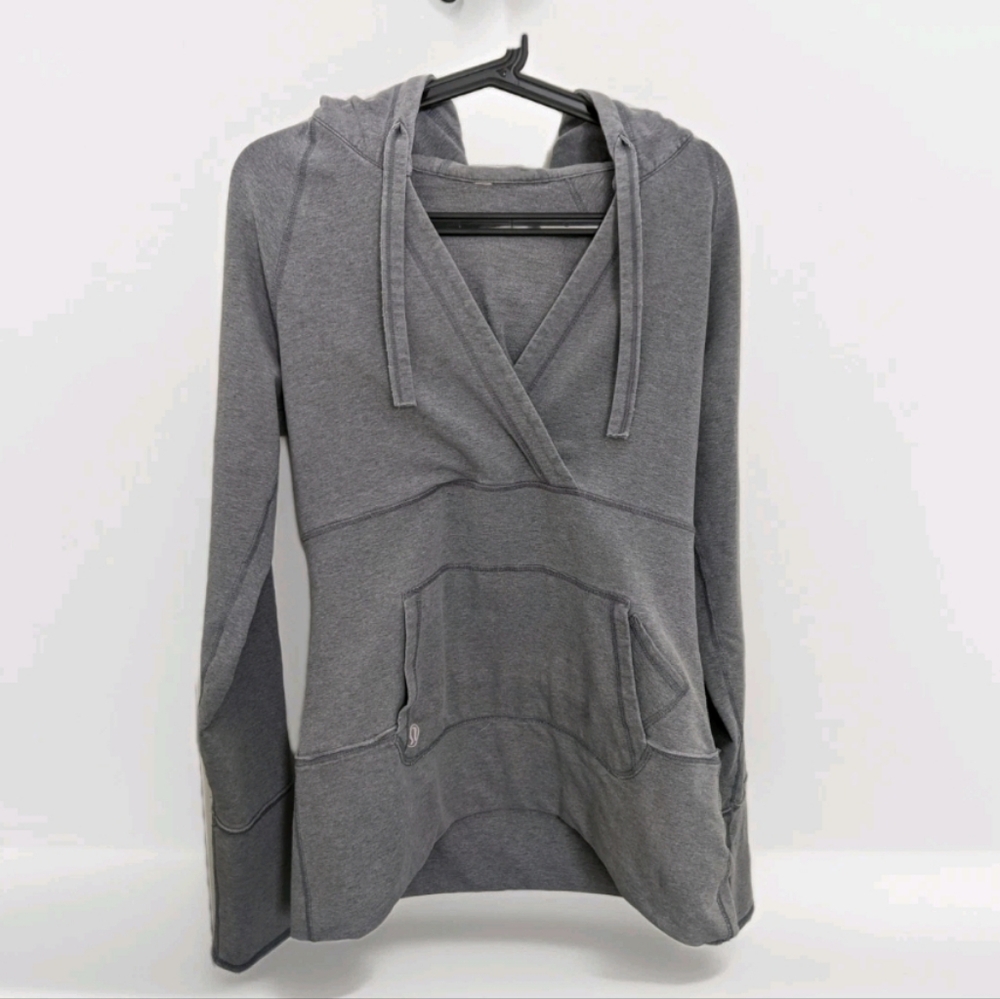 Lululemon Gray Hooded Sweatshirt Size S